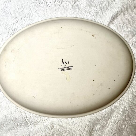 Jars-France Cantine Oval Serving Platter -Williams Sonoma, 14 in, Red & Speckled - Picture 4 of 5